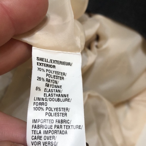 Anne Klein wide strip jacket size 8P - Picture 5 of 8